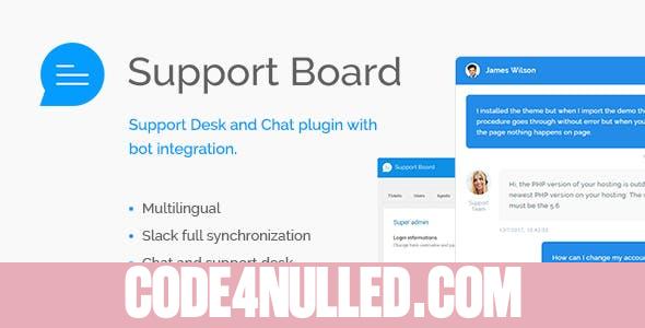 Support Board v1.2.8 - Chat And Help Desk Support & Chat