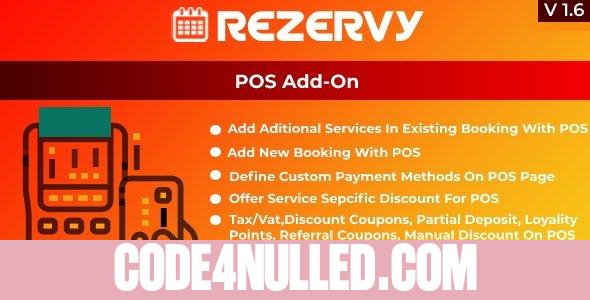 Rezervy - Point of sale system for bookings & multi payment management (POS AddOn) v1.6