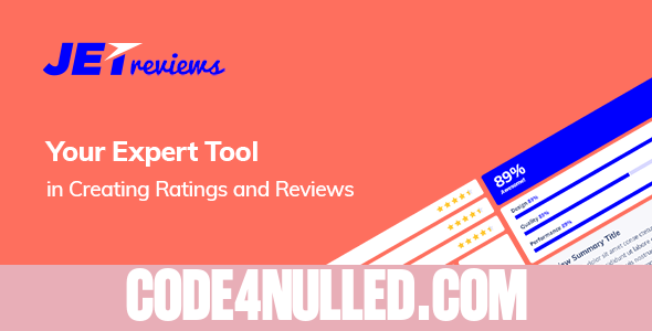 JetReviews v1.2.2 - Reviews Widget for Elementor Page Builder