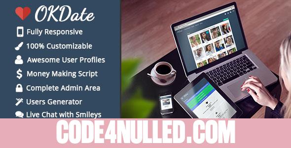 OKDate v1.9 - Complete Dating Script (Desktop & Mobile Ready)