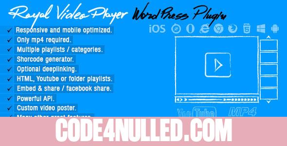 Royal Video Player v3.4 - Wordpress Plugin