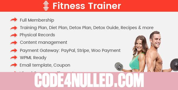 Fitness Trainer v1.2.0 - Training Membership Plugin