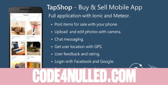 Buy & Sell Mobile App - Full Application with Meteor and Ionic