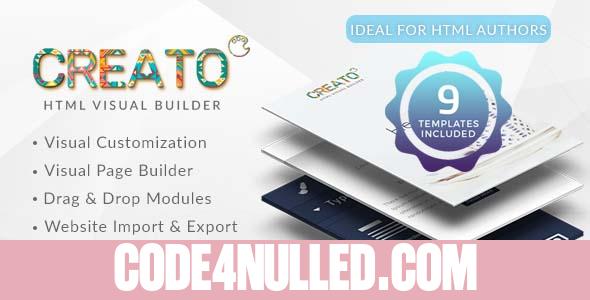 Creato - HTML Page Builder