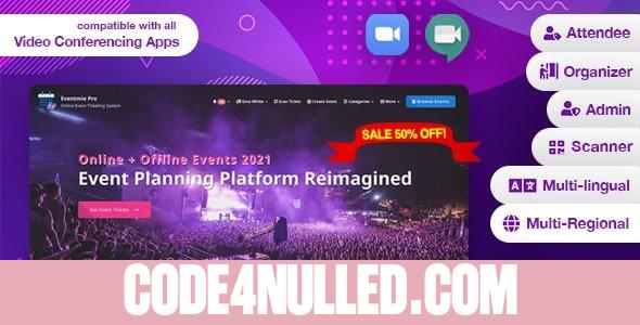 Eventmie Pro v1.8 - Online-Offline Event & Classes Ticket Selling & Management Multi-vendor Platform