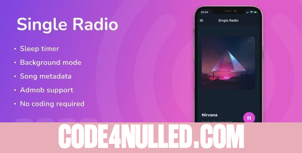 Single Radio v1.8 - Flutter Full App