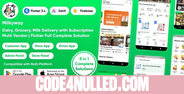 Milkyway v1.1 - Multi-Vendor Milk Subscription App