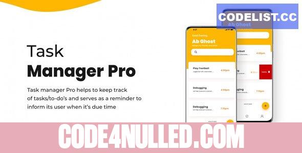 Task Manager Pro v1.1.0 - Android Source Code