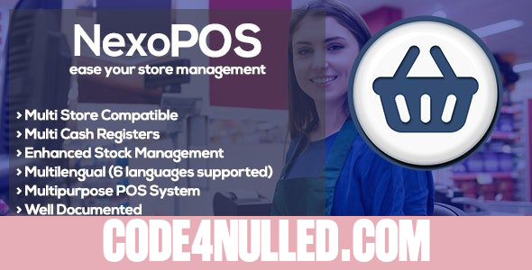 NexoPOS 3.15.41 - Extendable PHP Point of Sale - nulled