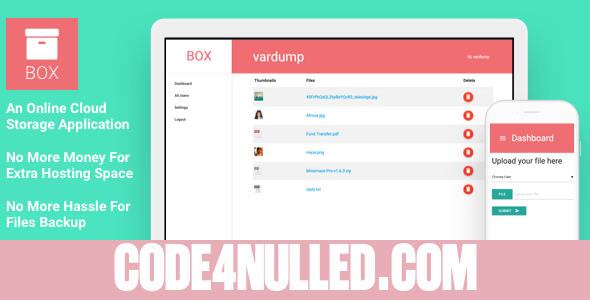 Box v1.2 - An Online Cloud Storage Application