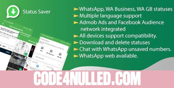Status Saver For WhatsApp, WhatsApp Business, WhatsApp GB, WhatsApp Web, Direct CHat with unsaved v1.0