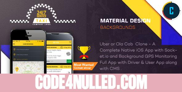 Taxi Booking App - A Complete Clone of UBER with User,Driver & Bacend CMS Coded with Native Android