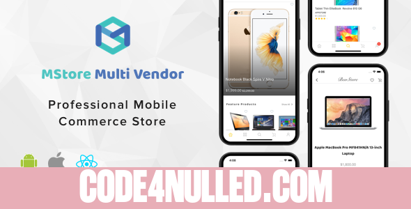 MStore Multi Vendor v1.2.2 - Complete React Native template for WooCommerce