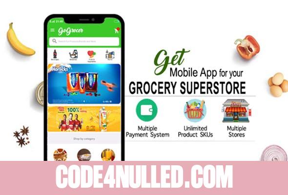 Grocery Supermarket Android App with Backend, Manager and Driver App