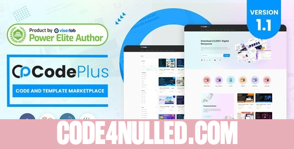 CodePlus v1.1 - Code And Template Marketplace - nulled