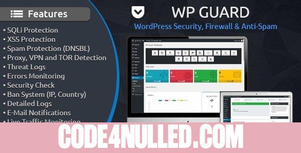WP Guard v1.4 - Security, Firewall & Anti-Spam plugin for WordPress