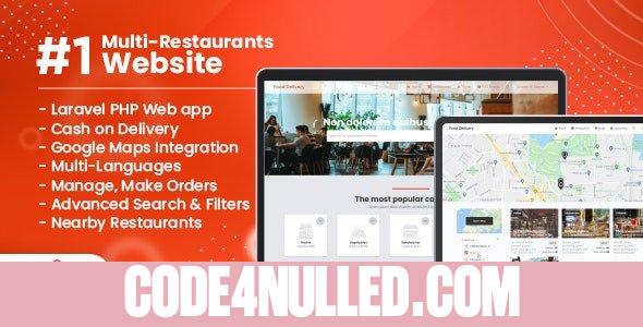 Customer Website For Multi-Restaurants Laravel App v1.0.0