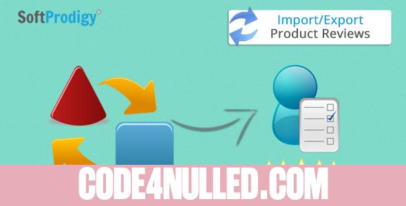 Import/Export Product Reviews in Magento