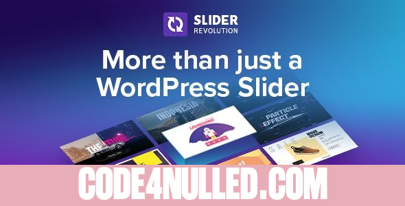 Slider Revolution v6.3.0 - Responsive WordPress Plugin
