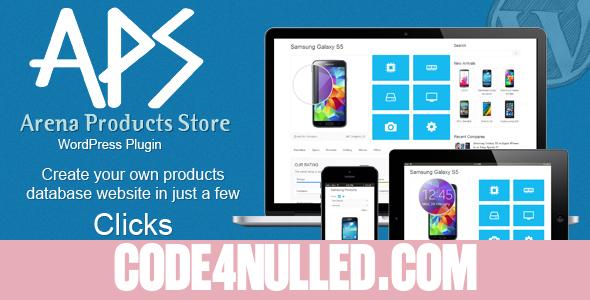 Arena Products Store v3.2 - WordPress Plugin