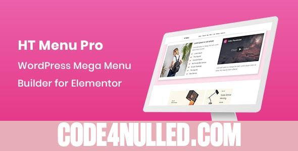HT Menu Pro v1.0.7 – WordPress Mega Menu Builder for Elementor