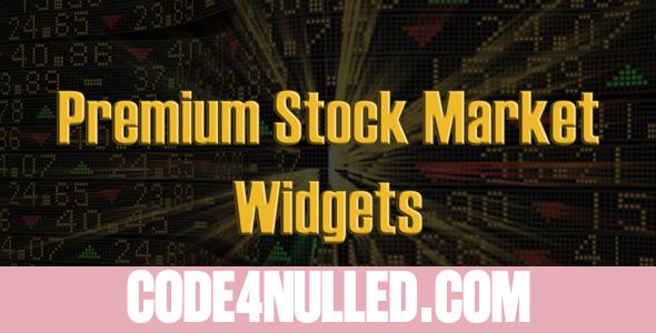 Premium Stock Market Widgets (JS / PHP)