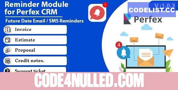 Reminder module for Perfex CRM v1.0.3