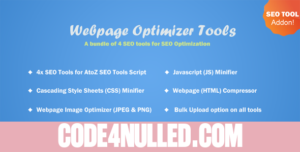 Webpage Optimizer Tools for A to Z SEO Tools