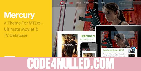 Mercury - Theme for MTDb (Movies and TV Database)