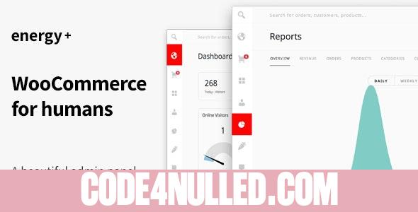 Energy+ v1.1.8 - A beautiful admin panel for WooCommerce