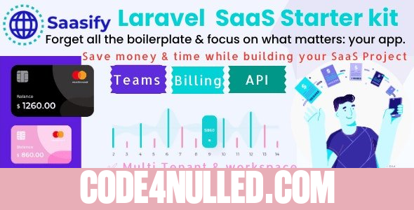 Saasify v2.0 - advance Laravel SaaS Starter kit