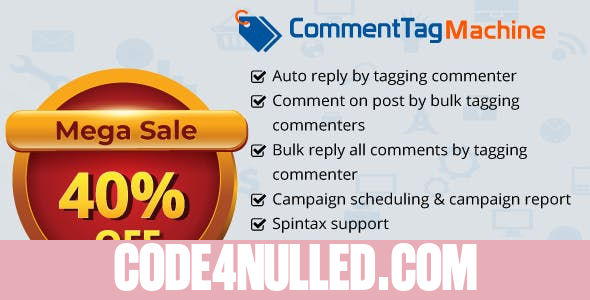 CommentTag Machine v2.0.2 - A EZ Inboxer Add-on for tagging post commenters of Facebook Pages