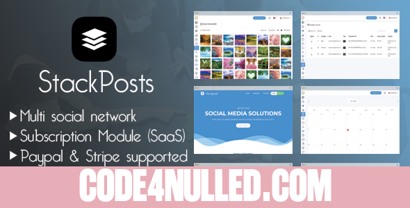 Stackposts v1.1 - Social Marketing Tool