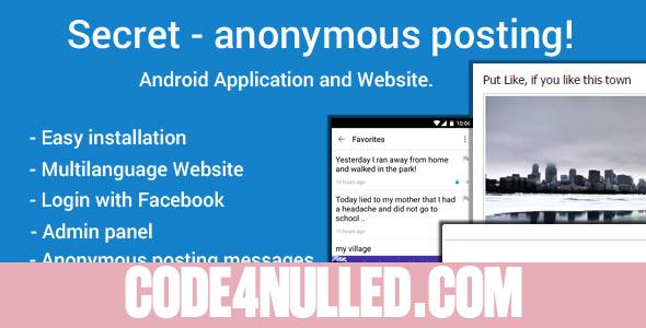 Secret – Anonymous Posting