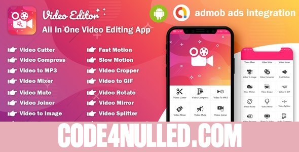 Android Video Editor V2.0 - All In One Video Editor App (64bit)