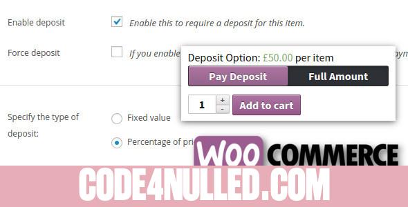 WooCommerce Deposits v1.5 - Partial Payments Plugin
