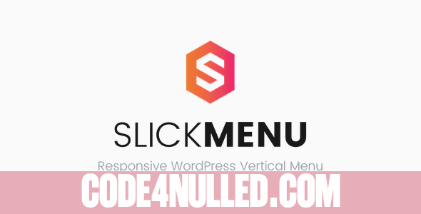 Slick Menu v1.5.4 - Responsive WordPress Vertical Menu