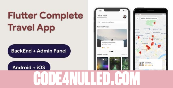 Travel Hour v3.0.0 - Flutter Travel App with Admin Panel