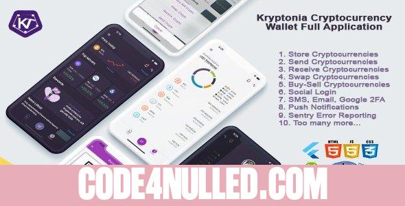 Kryptonia v2.0 - Cryptocurrency Wallet App