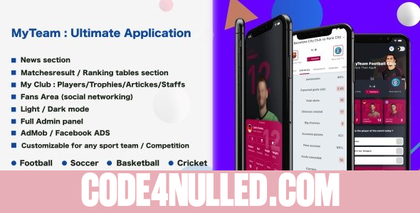 My Team v3.0 - Soccer - Football - Cricket - Sport Application
