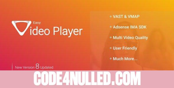 Easy Video Player v8.5 - Wordpress Plugin