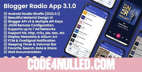 Blogger Radio App v3.1.0 - Blogger API