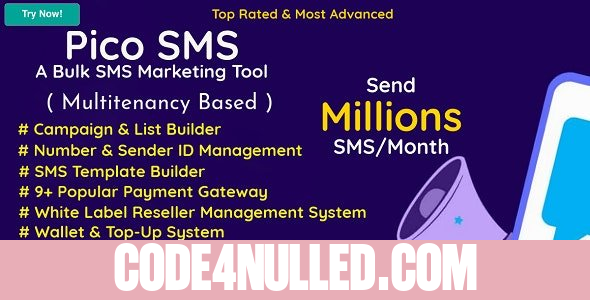 PicoSMS v5.6 - A Bulk SMS Marketing Tool - nulled