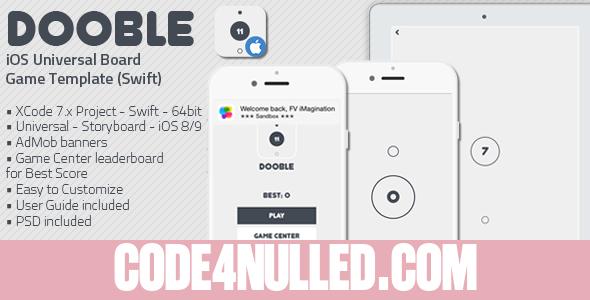 DOOBLE - iOS Universal Game Board Template (Swift)