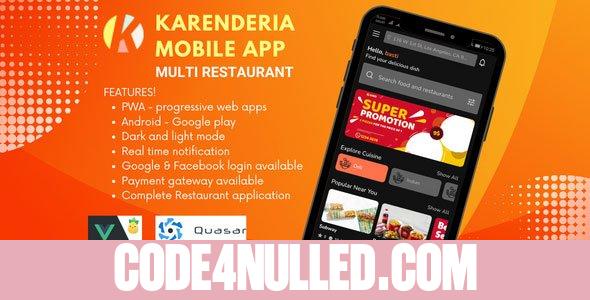 Karenderia Mobile App Multi Restaurant v1.0.8