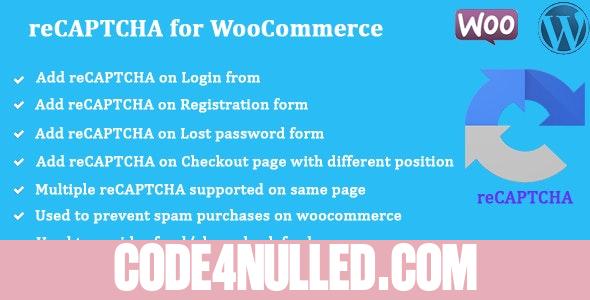 reCAPTCHA for WooCommerce v1.2.2