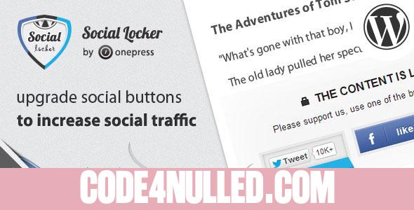 Social Locker for Wordpress v4.3.5