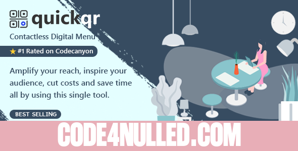 QuickQR Pro v2.2 - Saas - QR Code Restaurant Menu Maker - Laravel CMS - nulled