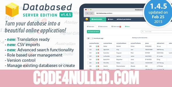 Database Application Platform v1.4.5