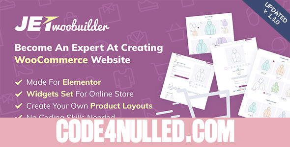 JetWooBuilder v1.3.3 - WooCommerce Addon for Elementor